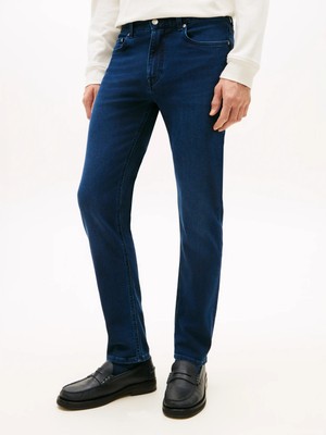 Tommy Hilfiger Erkek Mavi Tommy Hilfiger Slım Bleecker Pstr S, 1bo Mavi Erkek Kot Pantolon