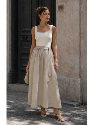 Trendol Fashion Life Ribana Kumaş Ekose Granili Kadın Ebise