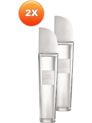 Avon Pur Blanca EDT Kadın Parfümü - Çiçek Aromalı 2 x 50 ml Hediye Seti