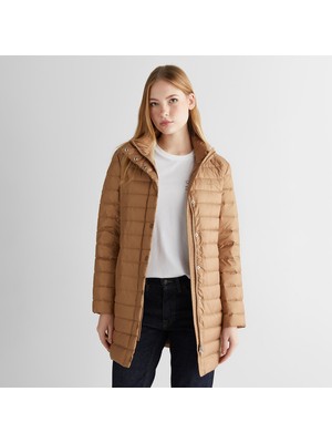 Gant Kadın Bej Regular Fit Fermuarlı Mont