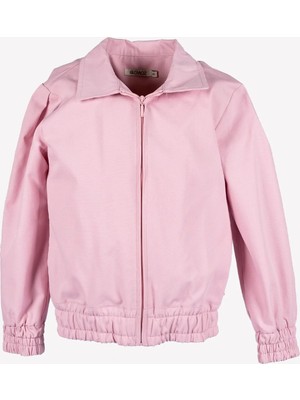 OZMOZ Organik Kanvas Pembe Baharlık Kız Çocuk Mont