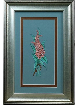 E38 El Işçiliği Buket Çiçek  Tablo - 30-44 cm - 6548