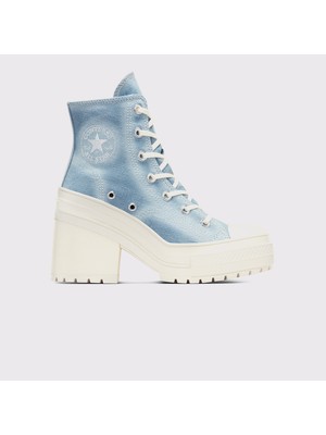 Converse Chuck 70 De Luxe Heel Unisex Denim Platform Sneaker