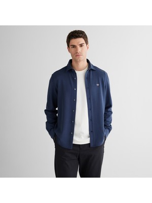 Gant Erkek Lacivert Standart Fit Gömlek