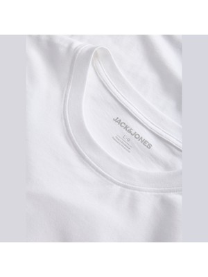 Jack & Jones Erkek Bisiklet Yaka Tisört - Rush %100 Pamuk Kısa Kol Basic Stil
