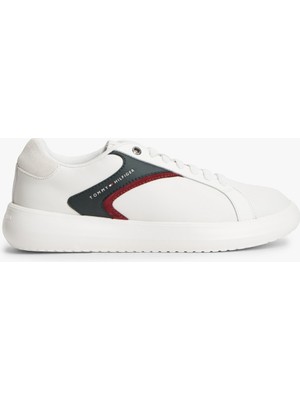 Tommy Hilfiger Th Modern Lıghtcup Leather Erkek Mavi Sneakers - FM0FM05885