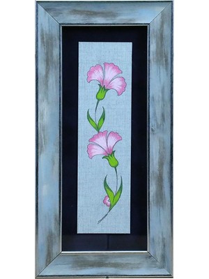 E38 El Işçiliği Suluboya Tablo - 16*32 cm - 6532