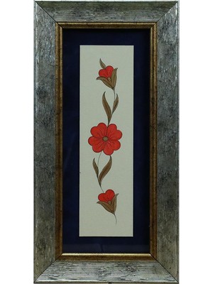E38 El Işçiliği Suluboya Tablo - 16*32 cm - 6530