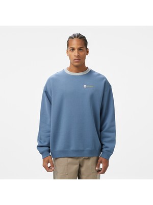Converse Erkek Mavi Sweatshirt