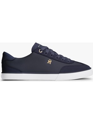 Tommy Hilfiger Th Chıc Low Vulc Kadın Mavi Sneakers - FW0FW09391