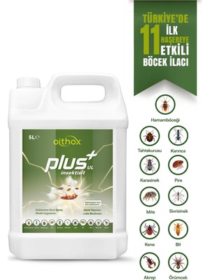 Oithox Plus Ul 5 Lt Hamamböceği,kokarca Böceği,kene,sivrisinek,karasinek,gümüş Böceği,bit Pire,haşere Ilacı