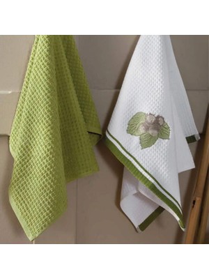 Maxstyle Pamuk Mutfak Havlusu 40X60 cm 2li Fındık