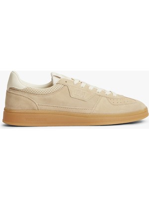 Tommy Hilfiger The Greenwhch Edge Suede Erkek Bej Sneakers - EM0EM01732