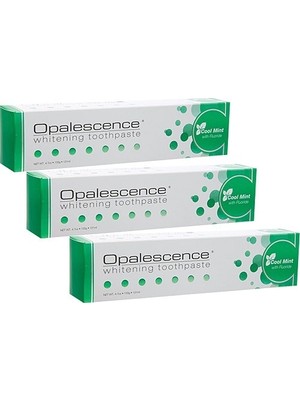 Opalescence Beyazlatıcı Diş Macunu 3x133 gr Florürlü Nane Aromalı Ferah Nefes ve Mine Koruma