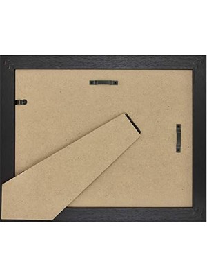 Mcs 21,5 x 27,9 cm Stüdyo Galeri Belge Çerçevesi 4'lü Paket, Siyah Tahıl, 21,5 x 28,9 cm