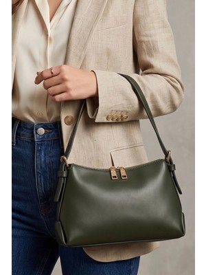 Vivazzaluxe Modern Tasarım Deri Orta Boy Kadın El, Kol, Clutch Çanta