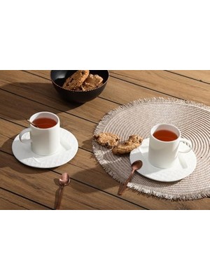 Porcelain Elix 2 Kişilik Çay Fincan Takımı 200CC
