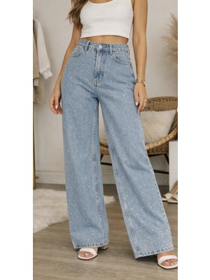 Nutika Taş Ayrıntılı Kot (Jeans)