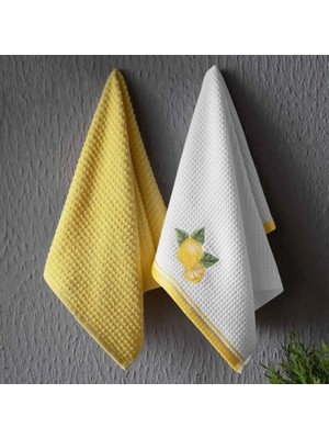 Maxstyle Pamuk Mutfak Havlusu 40X60 cm 2li Limon