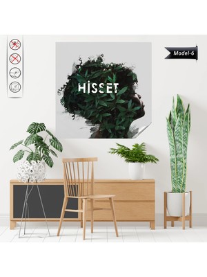 Akıllı Kağıt Statik Tutunma Özellikli Tablo - Poster Motivasyon (Model- 6)