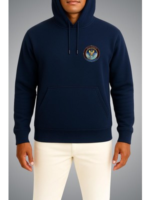 Bahriyeli Collection Kapüşonlu Tcg Tarsus Logo Cep Baskılı Unisex Sweatshirt