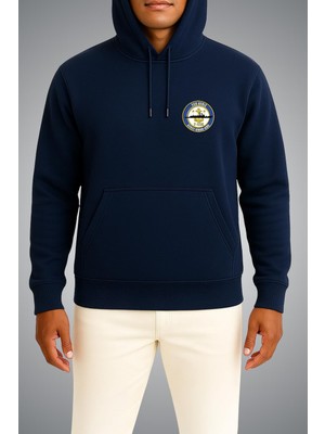 Bahriyeli Collection Kapüşonlu Tcg Gediz Logo Cep Baskılı Unisex Sweatshirt