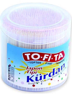 To-Fi-Ta Japon Tipi Kürdan 800'lü Ekonomik Paket Mutfak Kullanımı İçin Kaliteli