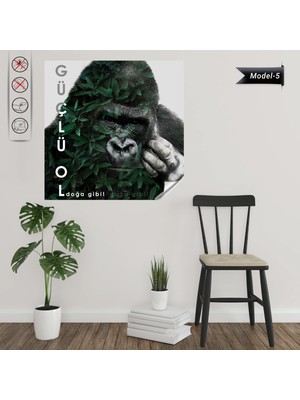 Akıllı Kağıt Statik Tutunma Özellikli Tablo - Poster Motivasyon (Model- 5)