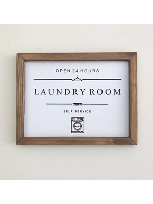 Wooden Factory Banyo Laundry Room Ahşap Çerçeve