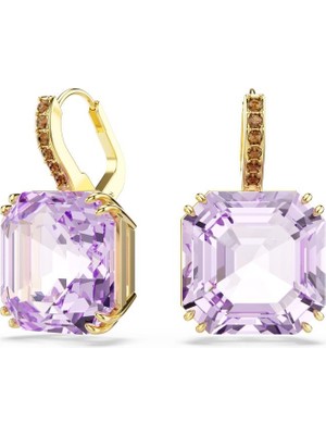 5759990 Swarovski Küpe Mıllenıa:pe Square Vıol/gos