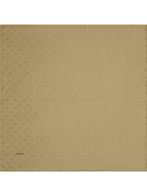 Cacharel Koyu Bordo 90X90 B. Logolu Ipek Koton Jakar Eşarp