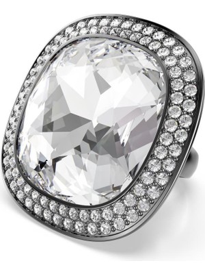 5760117 Swarovski Yüzük Una:rıng Xl Cushıon Lıght Cry/bru 50-55