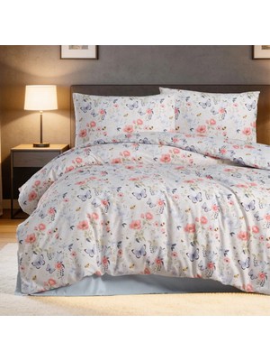 Aryıldız Home Butterfly Çift Kişilik Ranforce Nevresim Takımı