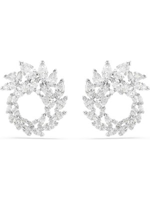 5748008 Swarovski Küpe Mesmera:pe Small Hoops Whı/rhs