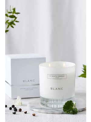 The White Company Blanc Çiçeksi Iki Fitilli Kokulu Mum 280 G