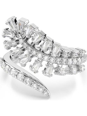 5757838 Swarovski Yüzük Vıenna:rıng Feather Whı/rhs 58