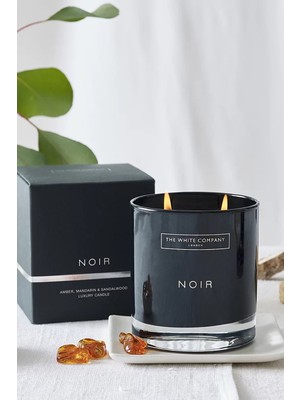 The White Company Noir Çiçeksi Iki Fitilli Kokulu Mum 280 G