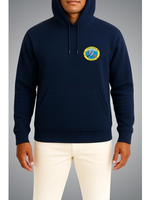 Bahriyeli Collection Kapüşonlu Tcg Edremit  Logo Cep Baskılı Unisex Sweatshirt