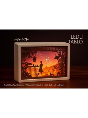Empressco Şık Ledli Tablo ile Evinize Modern ve Işık Saçan Dekorasyon