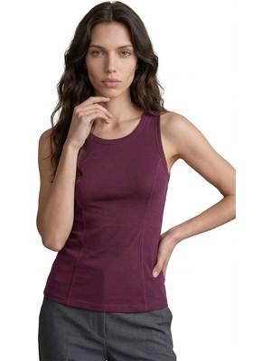 Hakke Kadın Basic Rahat Crop Atlet