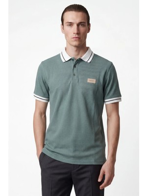 Hakke Klasik Model Düğmeli Polo Yaka Erkek T-Shirt