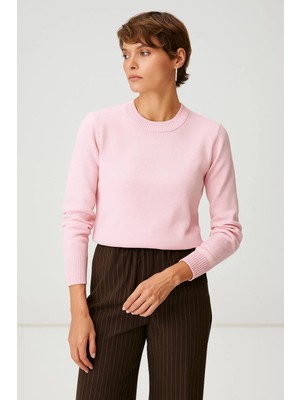 Hakke Bisiklet Yaka Oversize Triko Kazak