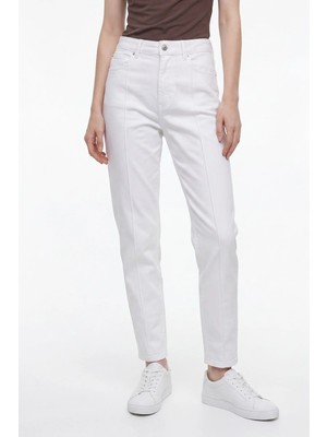 Hakke Bilek Boy Relaxed Fit Orta Bel Pantolon
