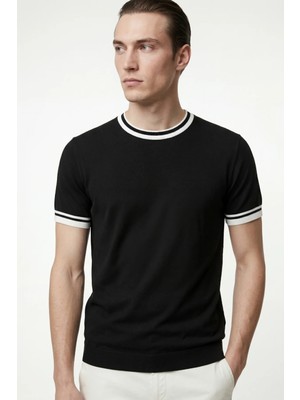 Hakke Premium Pike Dokulu Oversize Erkek Tişört