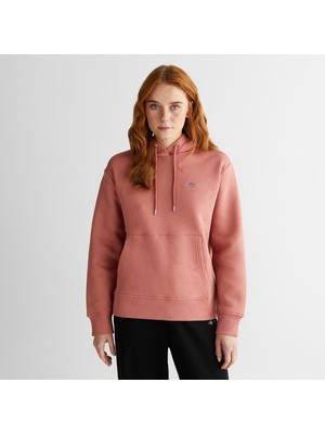 Gant Kadın Pembe Relaxed Fit Kapüşonlu Sweatshirt