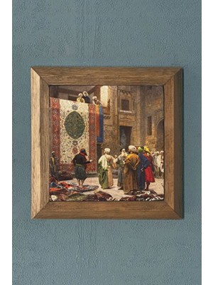 Empressco El Sanatları Taş Tablo, 28X28 Cm, Şık ve Doğal Dekorasyon Ürünü
