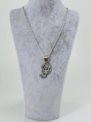 Aslanoğlu Store Akrep Figürü Çelik Erkek Kolye - EKL0107