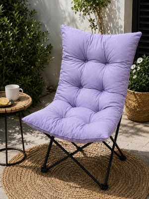 Yuvina 50X90 cm Sandalye Minderi – Sırt ve Oturma Minderi, 8 Punto Dikişli, Kalın Dolgulu, Iç ve Dış Mekan Kullanımı