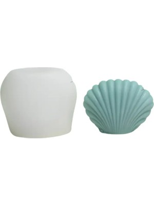 Alze Kimya Hobi Uzun Ömürlü Dolu Silikon Istiridye Mum Kalıbı