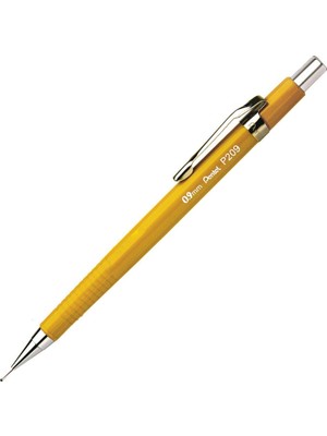Pentel Çizim Yazı Için Mekanik Kurşun Kalem, 0.9 Mm, Sarı, Orijinal Kutusunda